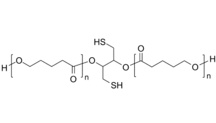 PVL-2SH 聚戊内酯-双硫醇 链中间双巯基 生物降解高分子