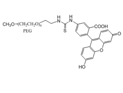 聚乙二醇-荧光素 荧光标记 mPEG-FITC Fluorescent-PEG-Fluorescein