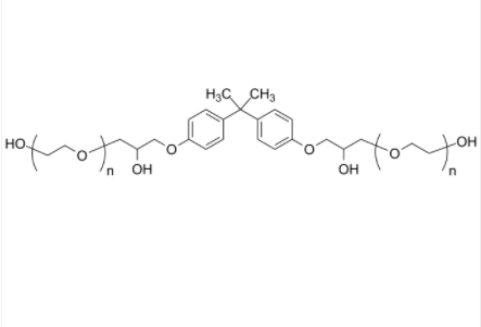 PEG-2OH 聚乙二醇(α,ω-双羟基封端) 链中间含(双酚A-co-环氧氯丙烷)连接剂