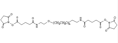 聚乙二醇-双(戊酰胺琥珀酰亚胺酯) GAS-PEG-GAS