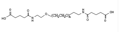 聚乙二醇-双(戊二酰胺酸) GAA-PEG-GAA