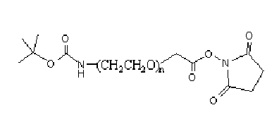 Boc保护-氨基-聚乙二醇-琥珀酰亚胺NHS酯 Boc-NH-PEG-SCM