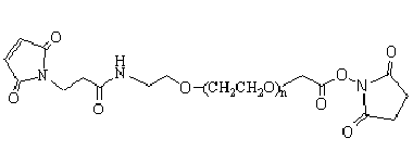 马来酰亚胺-聚乙二醇-琥珀酰亚胺NHS酯 MAL-PEG-SCM