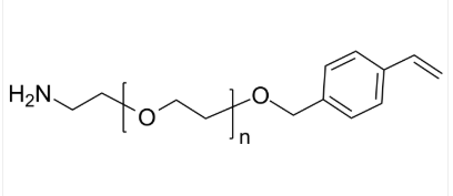 Styreomer-NH2 氨基-聚乙二醇-乙烯基苄基 末端双键