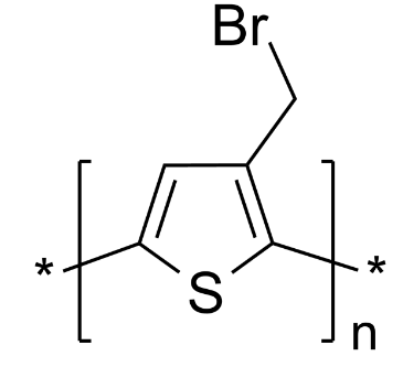 Poly(3-bromomethylthiophene-2,5-diyl) Poly(3-bromomethylthiophene-2,5-diyl)