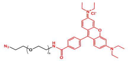 罗丹明B聚乙二醇叠氮    Rhodamine B-PEG-Azide