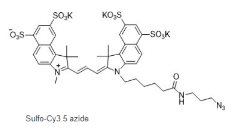 Sulfo-Cyanine3.5 azide Sulfo-Cyanine3.5 azide