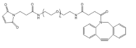 马来酰亚胺-聚乙二醇-二苯基环辛炔  DBCO-PEG-MAL/Maleimide
