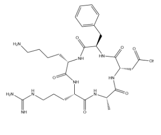 c(RADfK)|cyclo(Arg-Ala-Asp-d-Phe-Lys) c(RADfK)|cyclo(Arg-Ala-Asp-d-Phe-Lys)