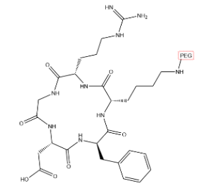cyclo[Arg-Gly-Asp-d-Phe-Lys(PEG)]