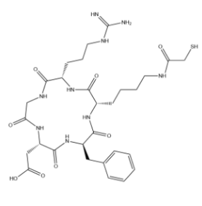 cyclo(RGDfK-COCH2SH)