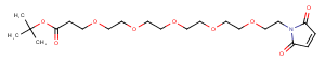 2250216-91-0 Mal-PEG5-Boc Chemical Structure