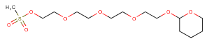 MS-PEG4-THP Chemical Structure