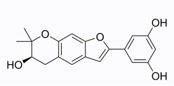 cas:102841-46-3 Moracin P 桑辛素P 活性氧分子
