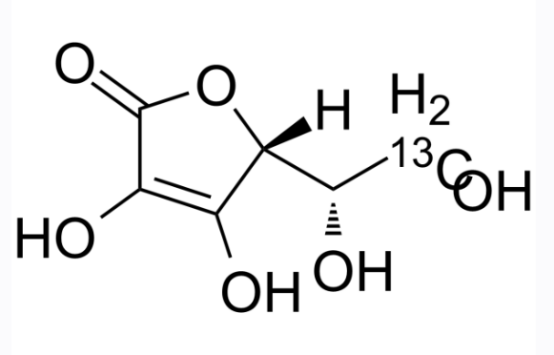 cas:149153-08-2 L-Ascorbic acid-13C-4活性氧分子
