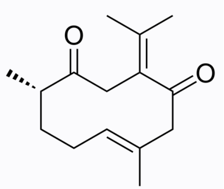 cas:38230-32-9 Dehydrocurdione活性氧分子