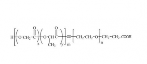 PLGA-SS-PEG-COOH，聚丙交酯乙交酯共聚物-SS-聚乙二醇-羧基
