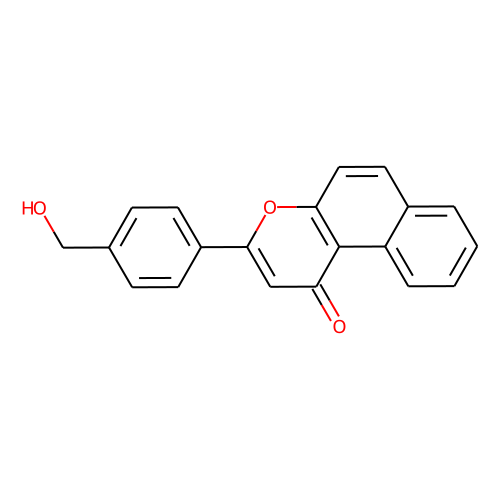 β-Naphthoflavone-CH2-OH Chemical Structure