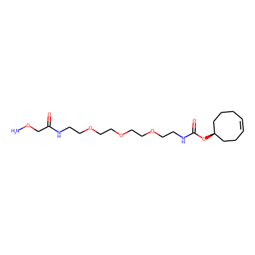 TCO-PEG3-oxyamine Chemical Structure