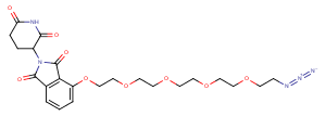 Thalidomide-O-PEG4-azide Chemical Structure