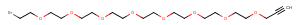 Propargyl-PEG8-bromide Chemical Structure