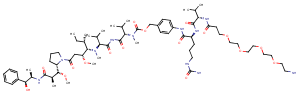 Amino-PEG4-Val-Cit-PAB-MMAE Chemical Structure