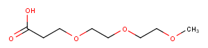 m-PEG2-CH2CH2COOH Chemical Structure