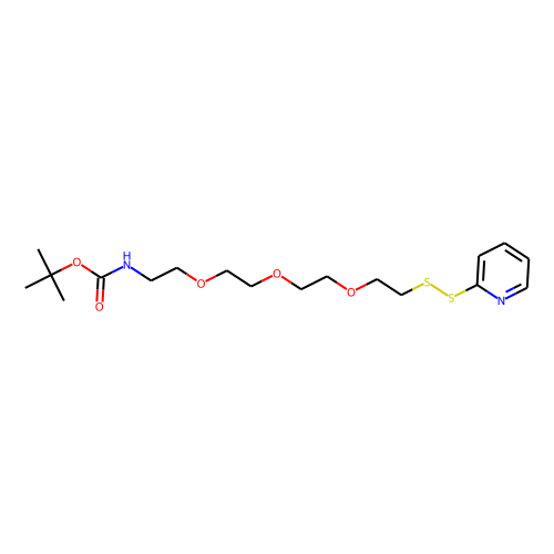 Boc-amino-PEG3-SSPy Chemical Structure