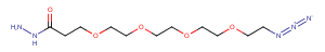 Azido-PEG4-hydrazide Chemical Structure