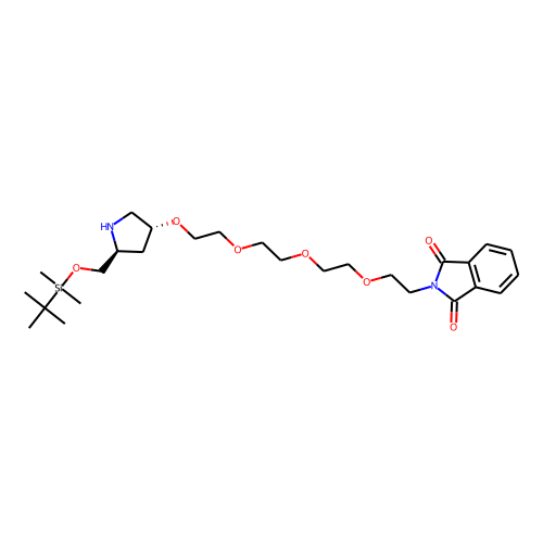 Phthalimide-PEG4-PDM-OTBS Chemical Structure