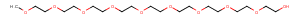 Nonaethylene glycol monomethyl ether Chemical Structure