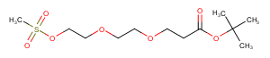 Ms-PEG2-C2-Boc Chemical Structure