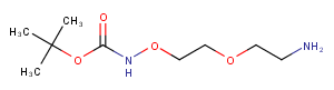 Boc-Aminooxy-PEG1-C2-NH2 Chemical Structure