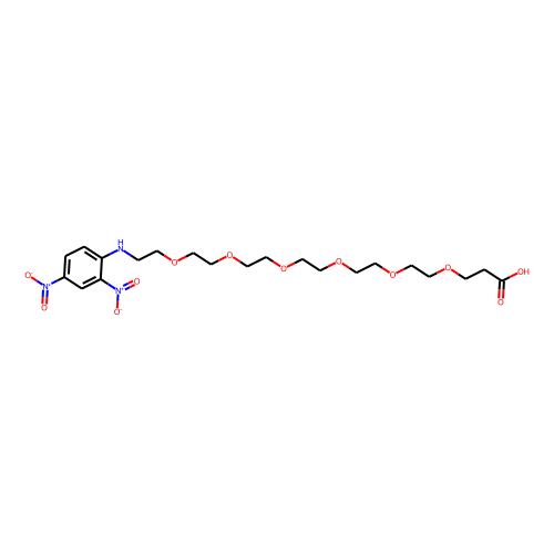 DNP-PEG6-acid Chemical Structure