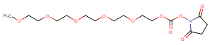m-PEG5-succinimidyl carbonate Chemical Structure