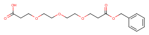 Benzyloxy carbonyl-PEG3-C2-acid Chemical Structure