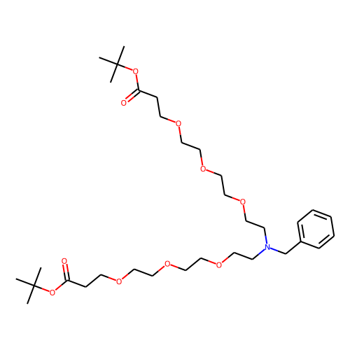 Benzyl-N-bis(PEG3-Boc) Chemical Structure