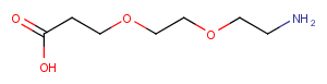 Amino-PEG2-C2-acid Chemical Structure