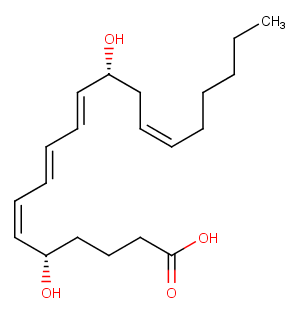 Leukotriene B4 Chemical Structure