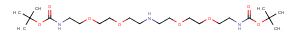 NH-bis(C2-PEG2-NH-Boc) Chemical Structure