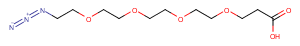 Azido-PEG4-C2-acid Chemical Structure