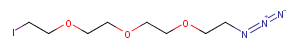 Iodo-PEG4-N3 Chemical Structure