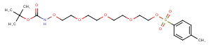 Boc-Aminooxy-PEG4-Tos Chemical Structure