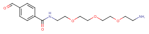 Ald-Ph-amido-PEG3-C2-NH2 Chemical Structure