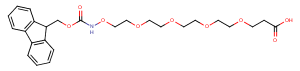 Fmoc-aminooxy-PEG4-acid Chemical Structure