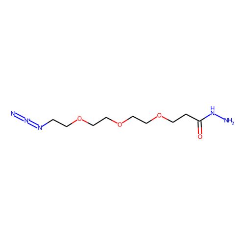 N3-PEG3-Propanehydrazide Chemical Structure