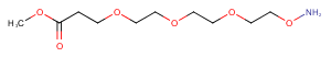 Aminooxy-PEG3-methyl ester Chemical Structure