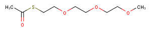 m-PEG3-S-Acetyl Chemical Structure
