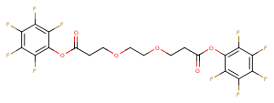 Bis-PEG2-PFP ester Chemical Structure
