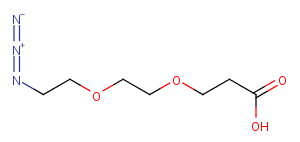 Azido-PEG2-C2-acid Chemical Structure